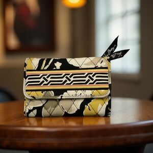 Dogwood Floral Quilted Quad Fold Wallet